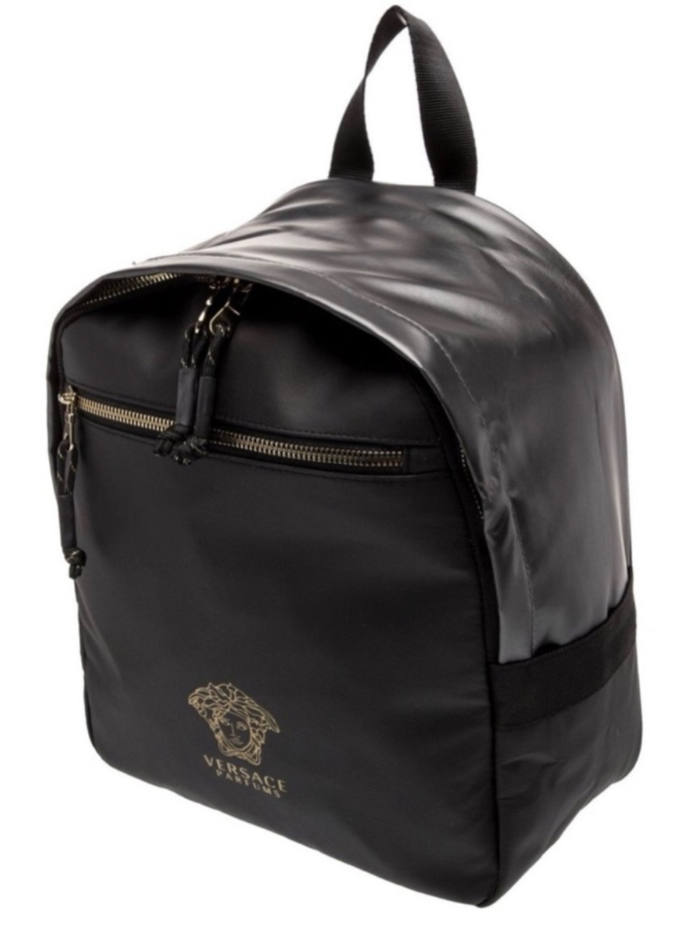 Versace Black Backpack with Gold Logo - Picture 2 of 4